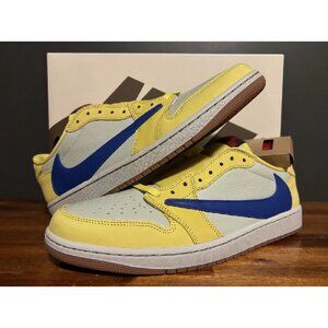 Jordan 1 x Travis Sc0tt Low OG Canary Unisex Sneakers